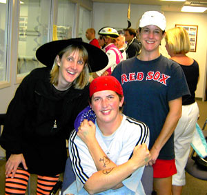 A Halloween party and tennis mixer at the Enfield Tennis Club